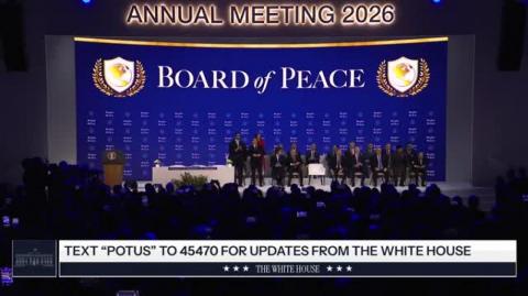 President Trump Participates in the Board of Peace Charter Announcement - 2026