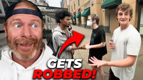 “White People Deserve to Get Robbed!” Then He Gets Robbed LOL