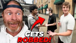 “White People Deserve to Get Robbed!” Then He Gets Robbed LOL