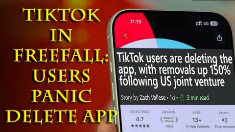 Tiktok CRASHING - This can only be good for a healthy society