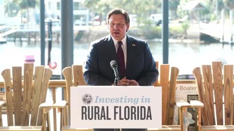 Governor DeSantis Announces $167.5 Million for Infrastructure in Small and Rural Communities