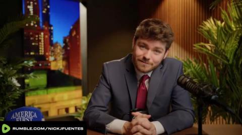 Nick Fuentes: One year into Trump's term and he is caving under pressure to support illegal...