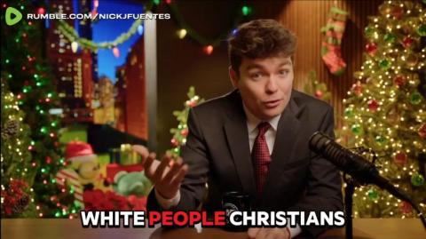 Nick Fuentes - Whites have been conditioned to feel ashamed about our past and who we are.