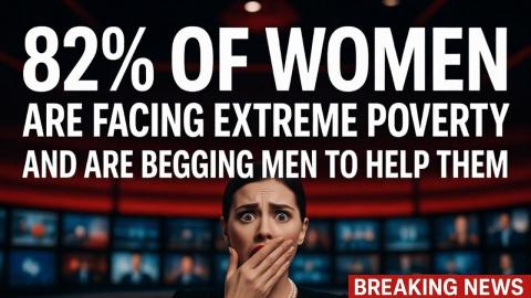 82% of Women Say That They Are Facing Extreme Poverty — And Need A Man To Help Them