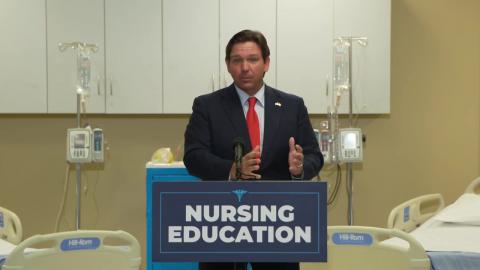 Governor DeSantis Announces Awards for Nursing Education in St. Pete