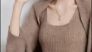 Luxurious winter shawl in cornflower color - warm and elegant women's clothing