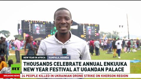 Thousands celebrate annual Enkuuka New Year festival at Ugandan Palace