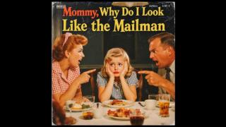 Mommy, Why Do I Look Like the Mailman? (50s Novelty) Ima Little Bassterd -AI