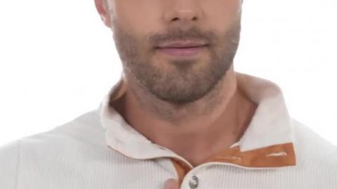 Modern Men's Sports Shirt with Long Sleeves and Button Collar for Autumn and Winter