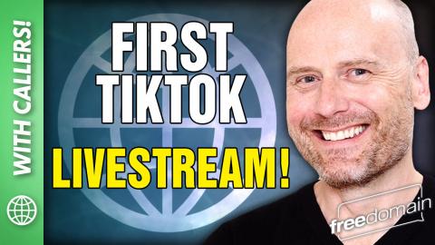 First TikTok Freedomain Livestream! (With Callers)