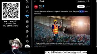 IMPOSTO ATÉ PARA O CATADOR DE LIXO (Laudelino RJ)