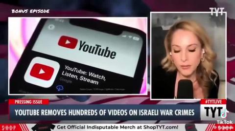 JEW-TUBE removes 100’s of accounts and videos about Israeli war crimes