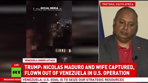 'It's a clear kidnapping of President Maduro' — Venezuelan amb. to S.Africa on US op