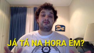 JÁ TAVA FICANDO TARDE, QUASE ATRASANDO.