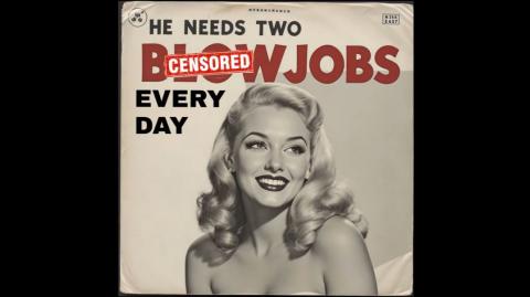 He Needs Two Blowjobs Every Day (1940s big band) Anita Hardcok, AI]