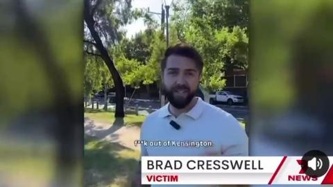 Victoria police is hunting down a jogger because he yelled out "Poofta" = Dirty unrepentant homosexual/s