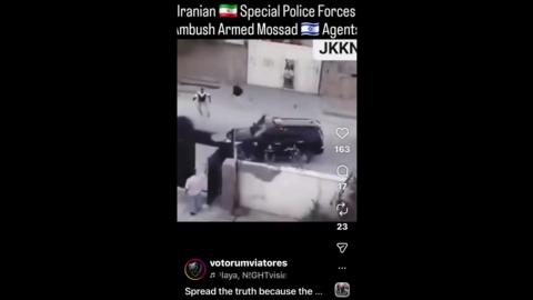 Video of Iranian Special Agents taking down Israeli Mossad Agents
