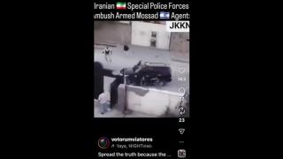Video of Iranian Special Agents taking down Israeli Mossad Agents
