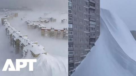 Russians Brave Record Snowfall As Kamchatka Buried Under Heavy Winter Storms | APT