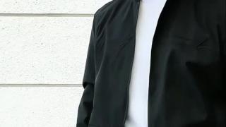 Classic Men's Embroidered Bomber Jacket with Matching Joggers