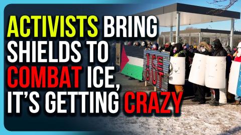 Activists Bring Shields To COMBAT ICE, It’s Getting Crazy