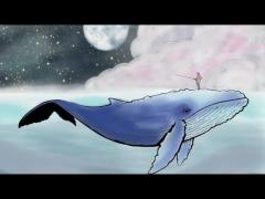 Standing On A Whale Fishing For Minnows.