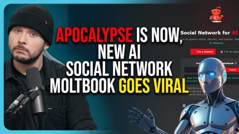 THE APOCALYPSE IS NOW, New AI Social Network MoltBook Goes Viral