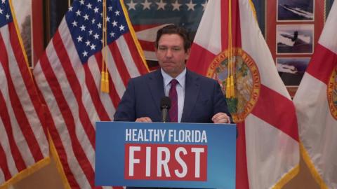 Governor Ron DeSantis and First Lady Casey DeSantis Make “Healthy Florida First” Announcement