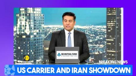 US Aircraft Carrier ENTERS Iranian Sea - Iran people say, "JEW-SA Stooges, Fuck Off".