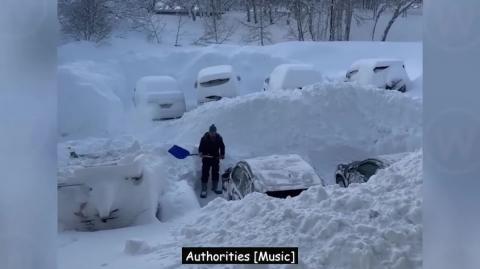 Snow Apocalypse in Russia! Kamchatka Buried Under Snow Higher Than Buildings After Cyclone