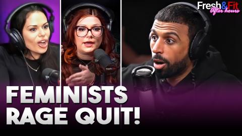 Myron vs Two Feminists Ends in a WALK-OFF After a Heated Feminism Debate!