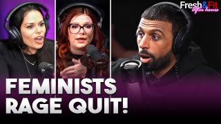 Myron vs Two Feminists Ends in a WALK-OFF After a Heated Feminism Debate!