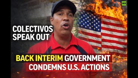 'We completely disagree with Donald Trump, a murderer of peace' | Exclusive Colectivos interview