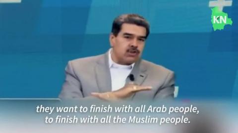 Nicholas  Maduro Called Out The International JEW Criminals - Who Want to Wipe Out The Palestinian People