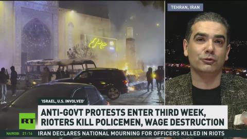 Iran accuses US and Israel of orchestrating deadly unrest