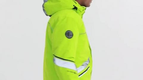 Men's Winter Insulated Jacket with Hood - Windproof, Warm and Practical Outerwear for Urban Life