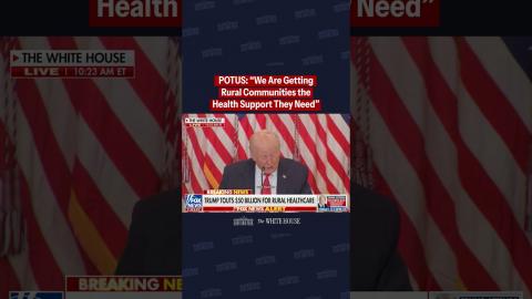 POTUS: "We Are Getting the Rural Communities the Support They Need"