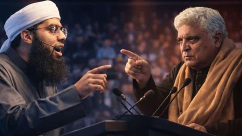 REACTION: MUFTI SHAMAIL VS JAVED AKHTAR | Haqiqat Show Ep. 103