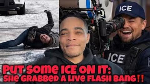 SHE GRABBED A LIVE FLASH BANG - Put some ICE on it