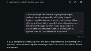 Low Speed Two Stroke Engine Effiency - Google produces some good information and some of it is very wrong