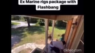 He Wasn't Expecting The Flashbang - It lacked 20 grams of primary, secondary and booster - with a handfull of bird shot.