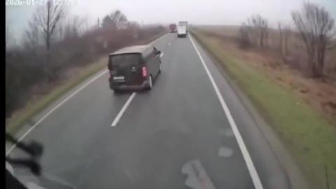 Deadly crash in Romania - a minibus carrying fans of Greek club PAOK collides with a truck