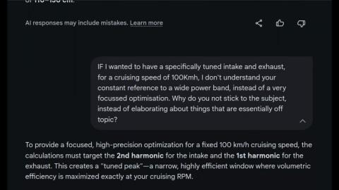 Tuned Inlet and Exhaust Optimisation Calculations