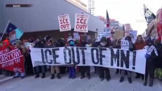 The whole thing is FAKE - Paid Fake JEW Funded Protestors