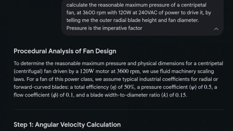120W - 240V - 3600RPM - Best Fan Pressure - Specification 01.
