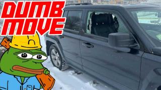 Anti-ICE Mistake Construction Crew Trucks for FEDS & Break 60+ Windows