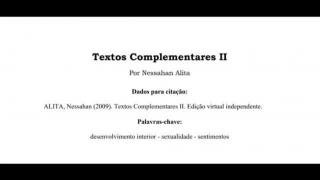 Textos Complementares II (Ed. 2009) (Nessahan Alita)