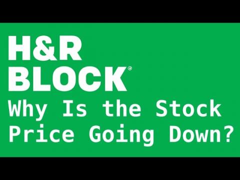 Why is HR Block Stock Price Going Down???