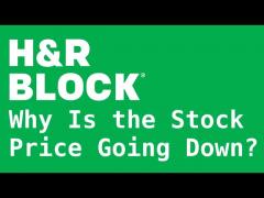 Why is HR Block Stock Price Going Down???