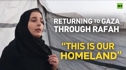 Palestinian woman explains why she came back to Gaza